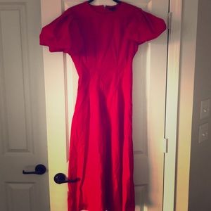 Women’s red dress